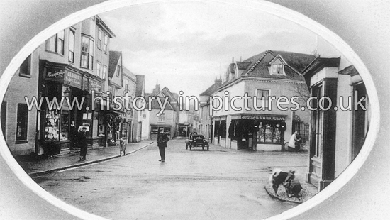 Market End, Coggeshall, Essex. c.1912.